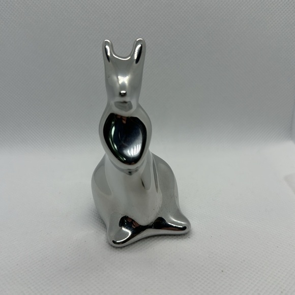 Rare Hoselton Aluminum KANGAROO Figurine 3 1/4" Canada - Picture 9 of 12